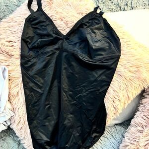 SPANX Elegant Black Bodysuit